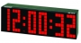9105110000 Сетевые часы Assistant AH-1075 red