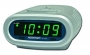 9105110000 Сетевые часы Assistant AH-1063 green/red